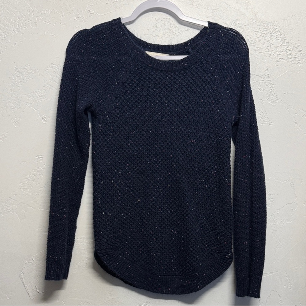 Women's SO Perfect Pullover in Navy and Pink Size XS